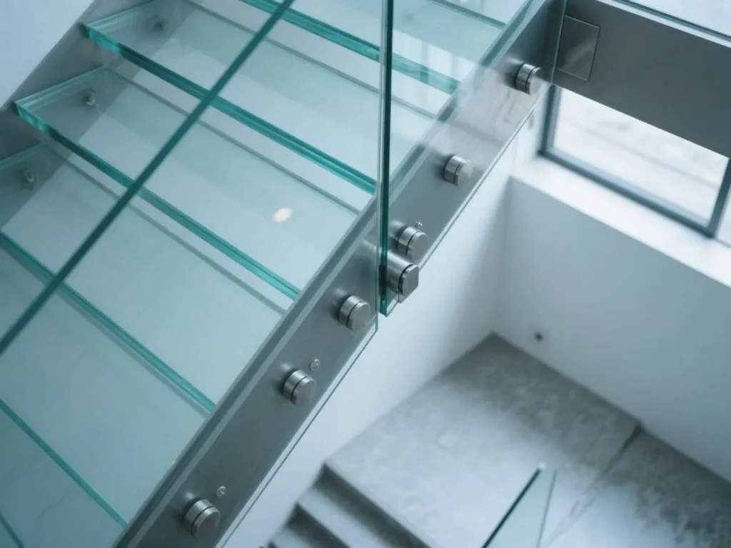 Adjustment and Calibration of Glass Stairs