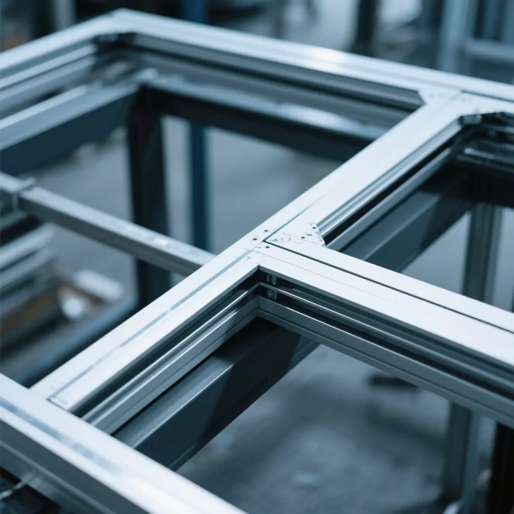 Aluminum window frames