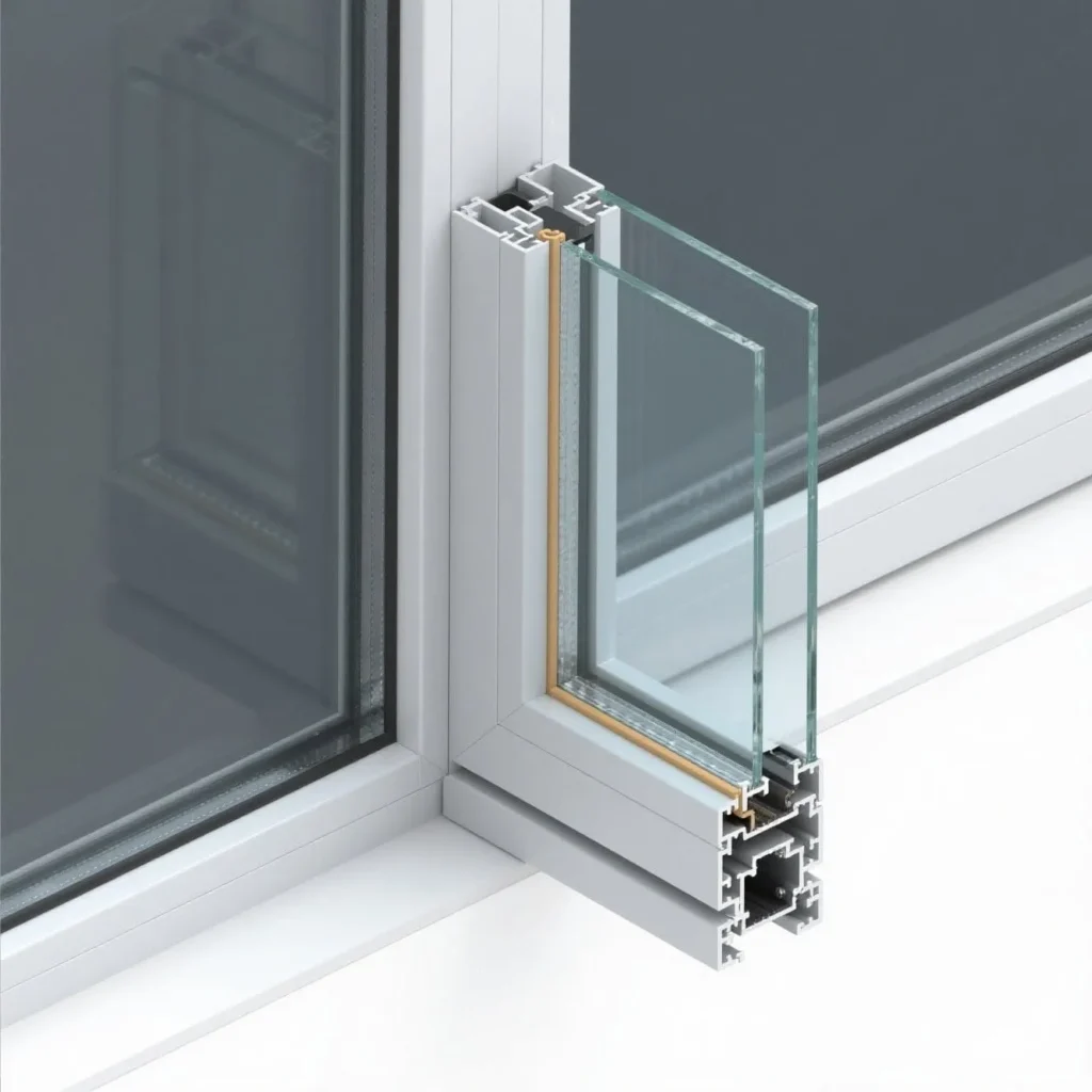 Aluminum window sealing strips (2)