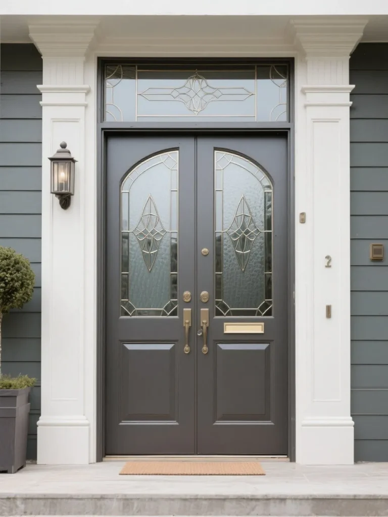 Classic style aluminum door (1)