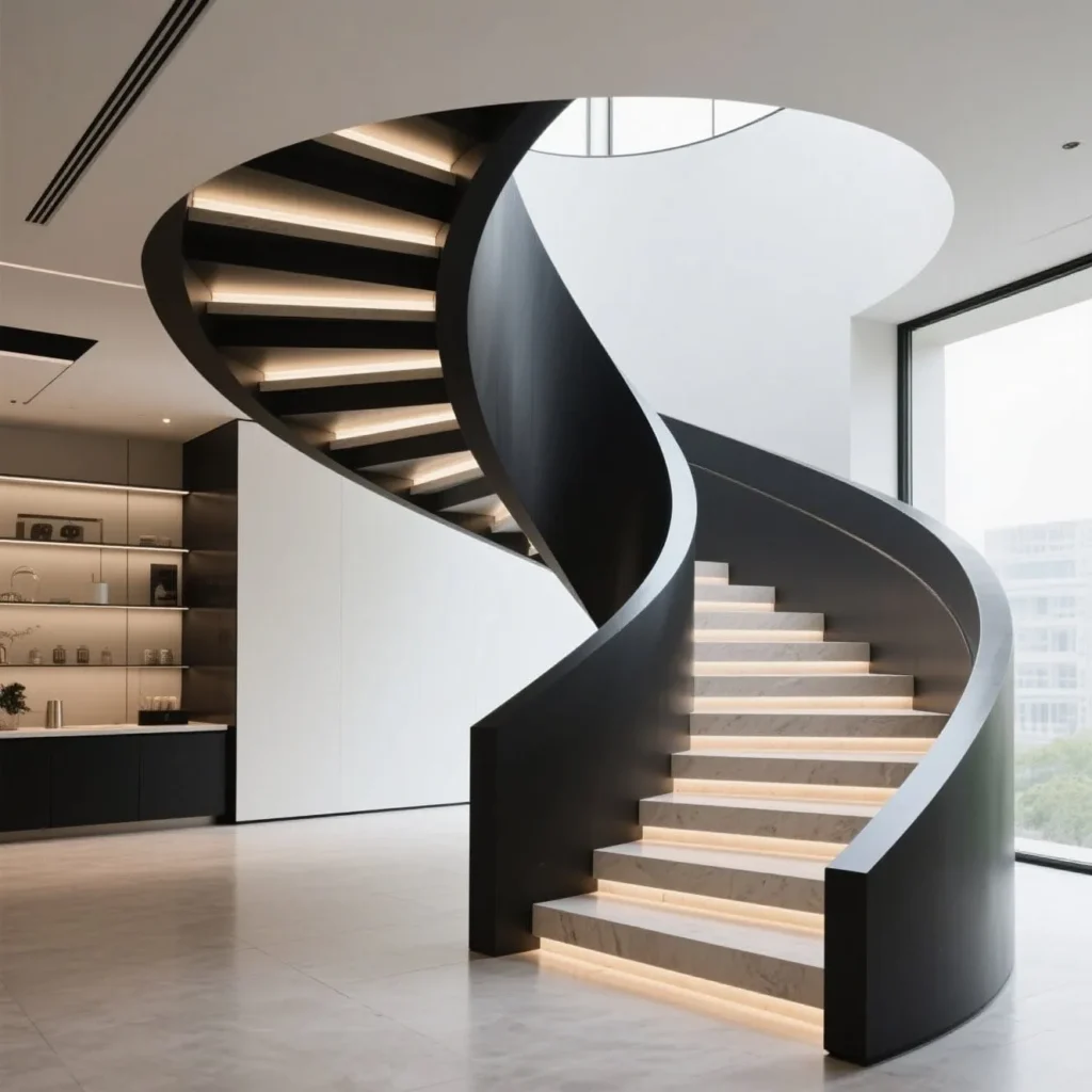 Curved staircase idea (1)