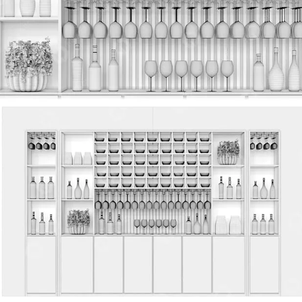 Custom bar cabinets