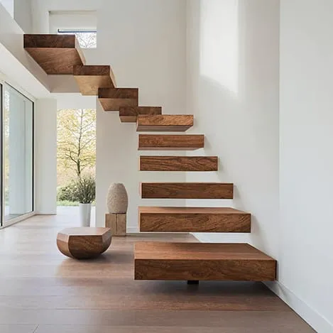 Floating staircase
