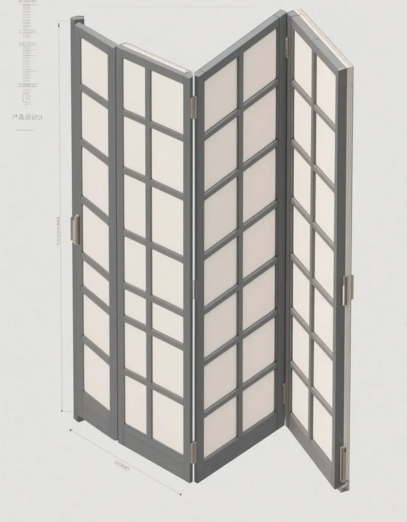 Folding door design