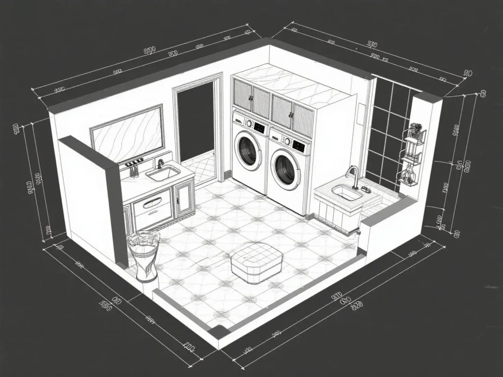 Laundry cabinet design