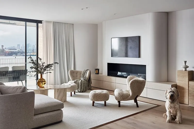 Apartment soft furnishing project