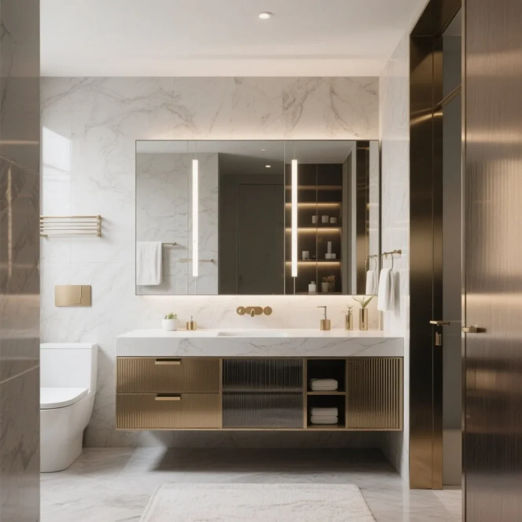 Bathroom cabinet for project
