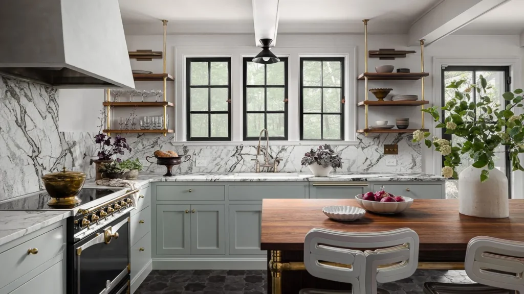 Choose countertop or cabinets first kitchen design