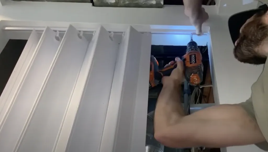 Diy accordion door installation