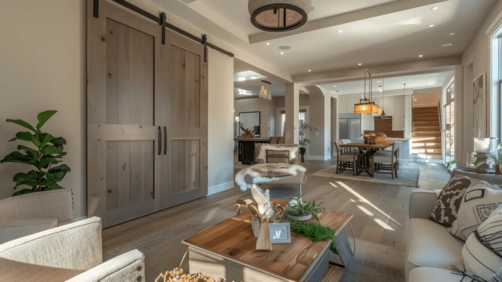 Hardwood softwood barn door choice