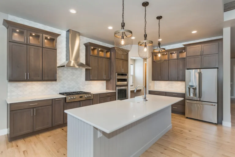 Hotel kitchen cabinet door styles slab shaker raised panel