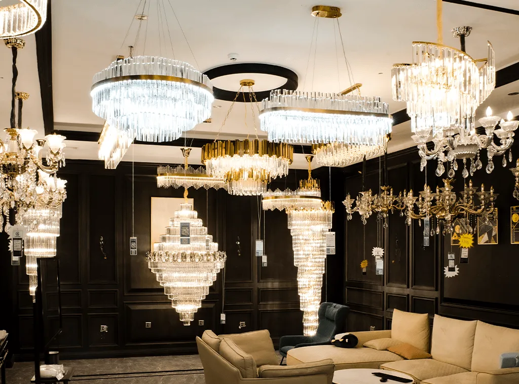 Lighting showroom