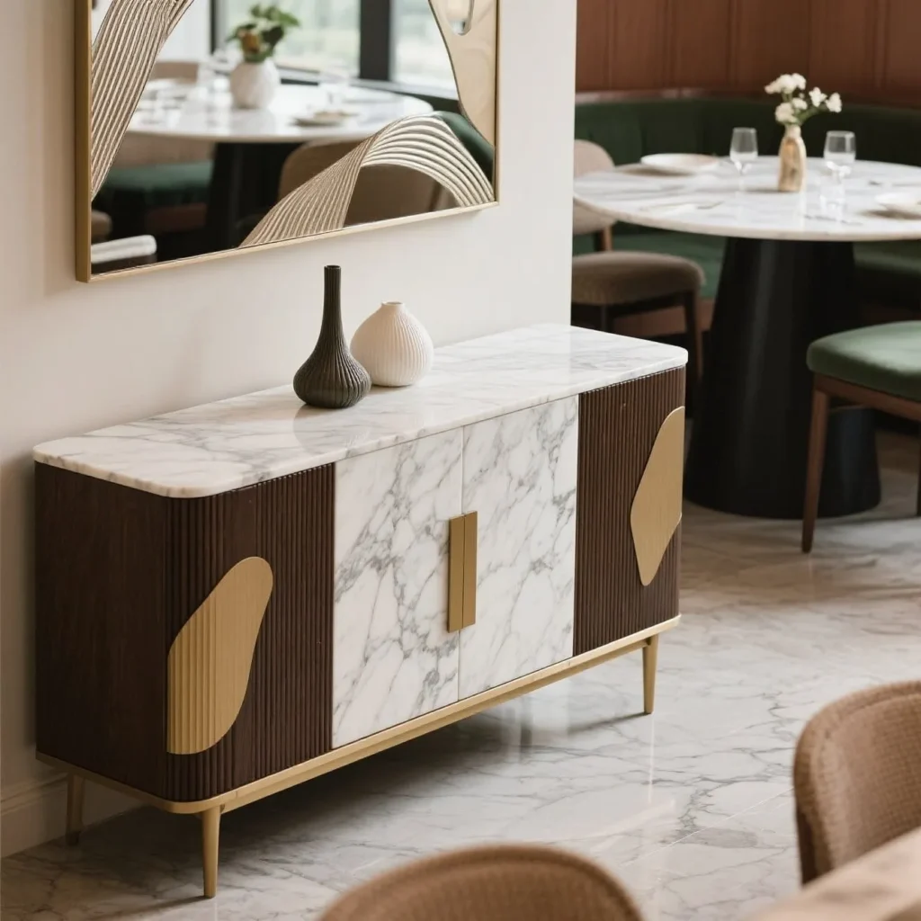 Marble sideboard