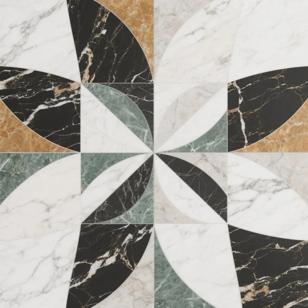Modern minimalist medallions