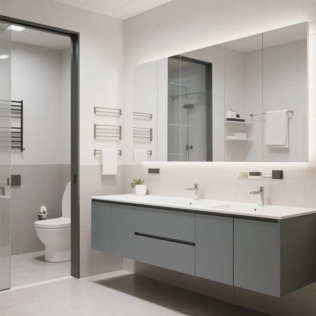 Pvc bathroom cabinets