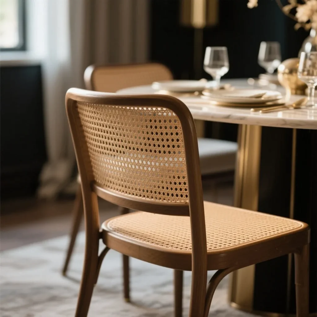 Rattan dining chair