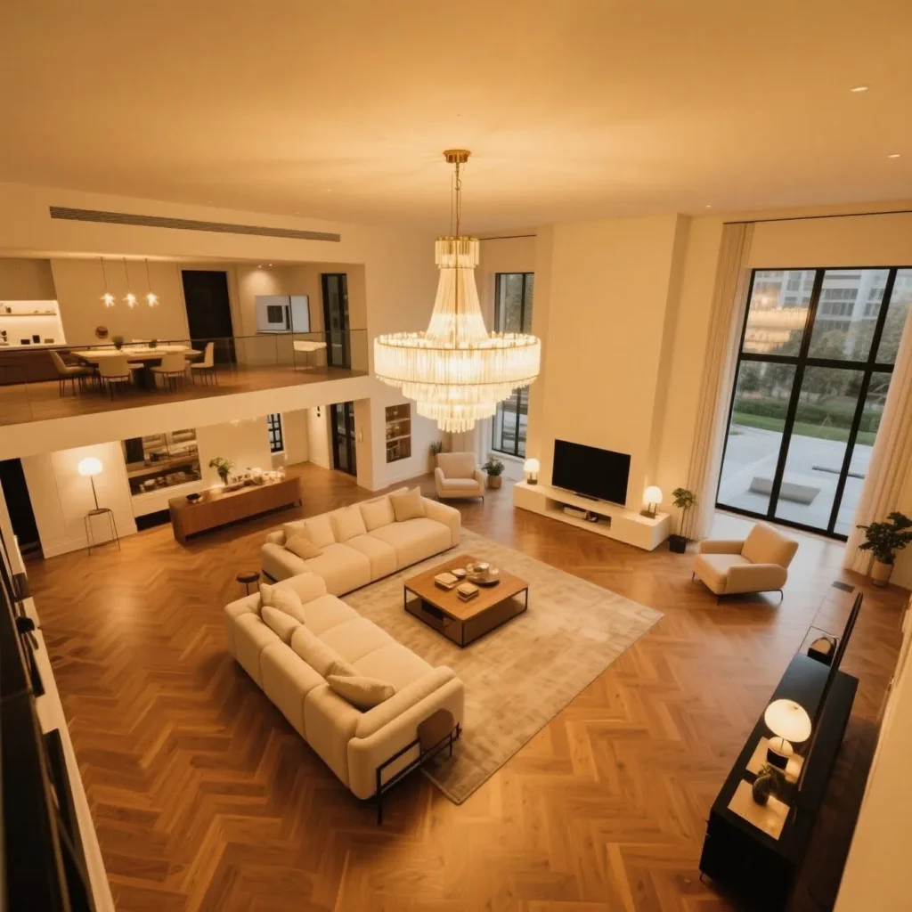 Scandinavian chandelier