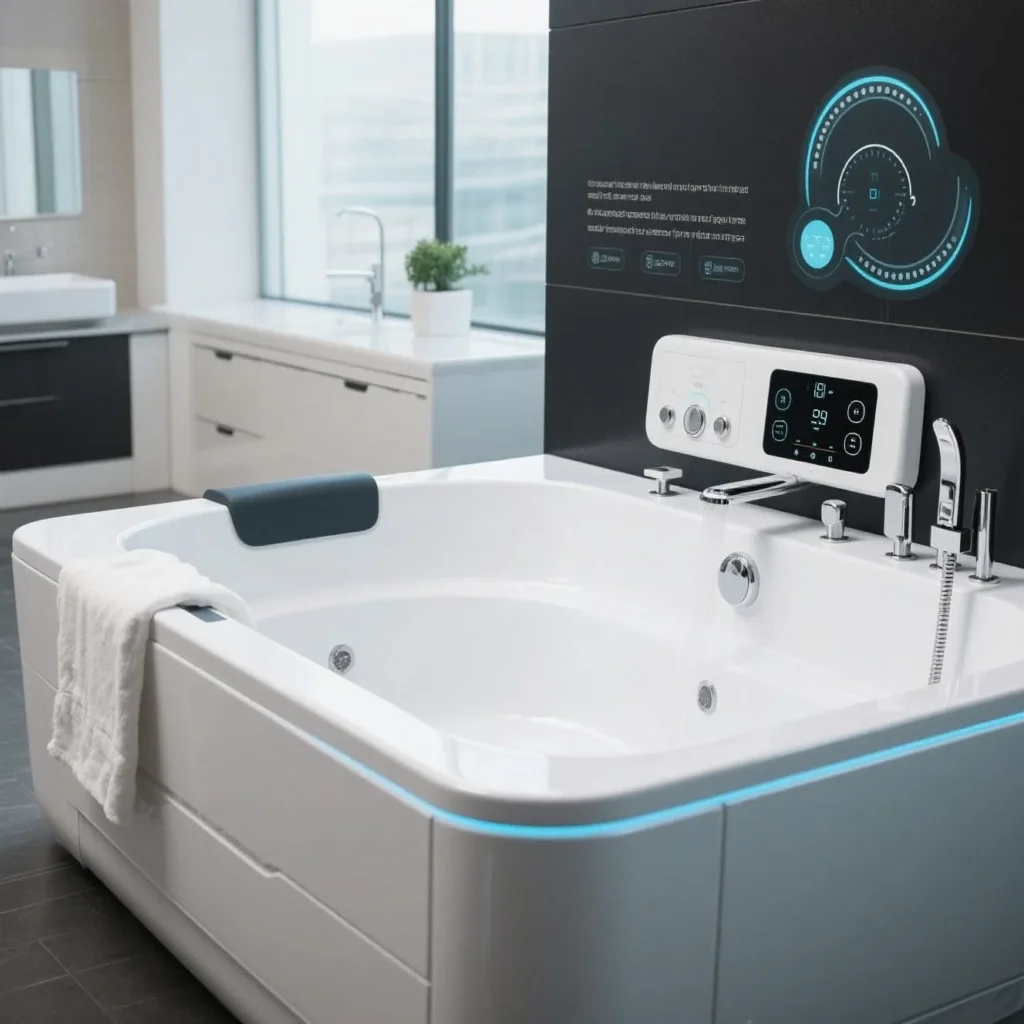 Smart control bathtub