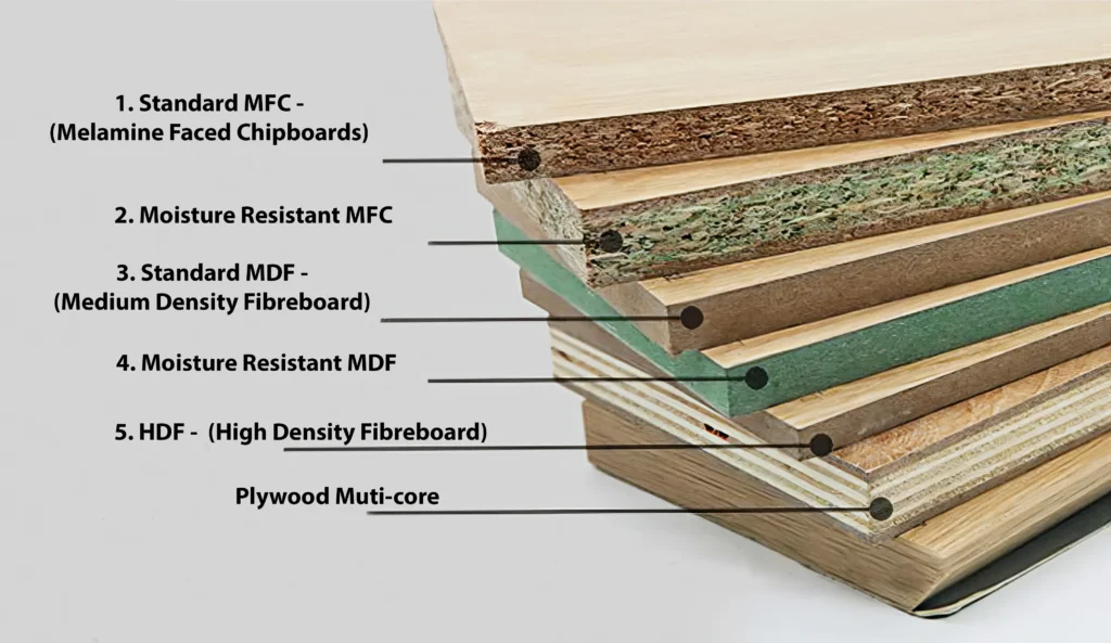 Solid wood vs mdf vs hdf cabinet door core