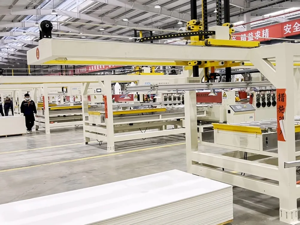 Wall panel factory machinery