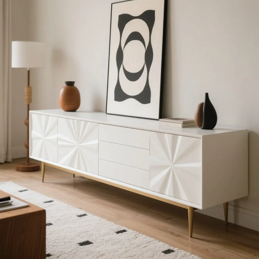 White sideboard