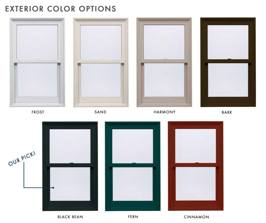 Window options grids hardware colors
