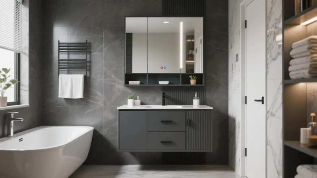 Bathroom mirror vs medicine cabinet