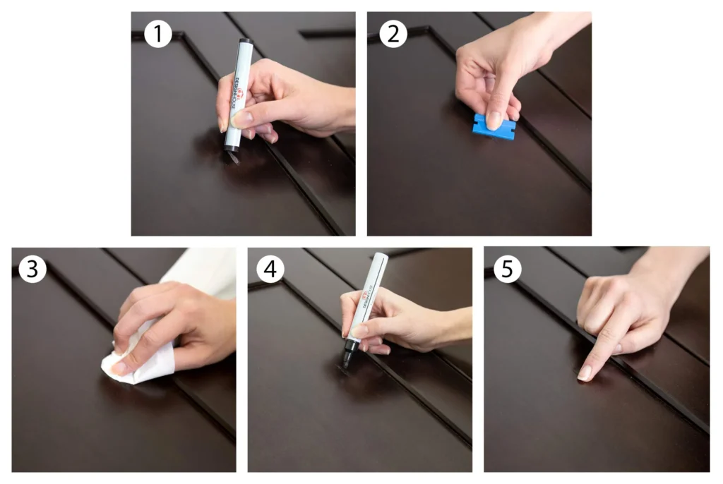 Cabinet paint touch up kit