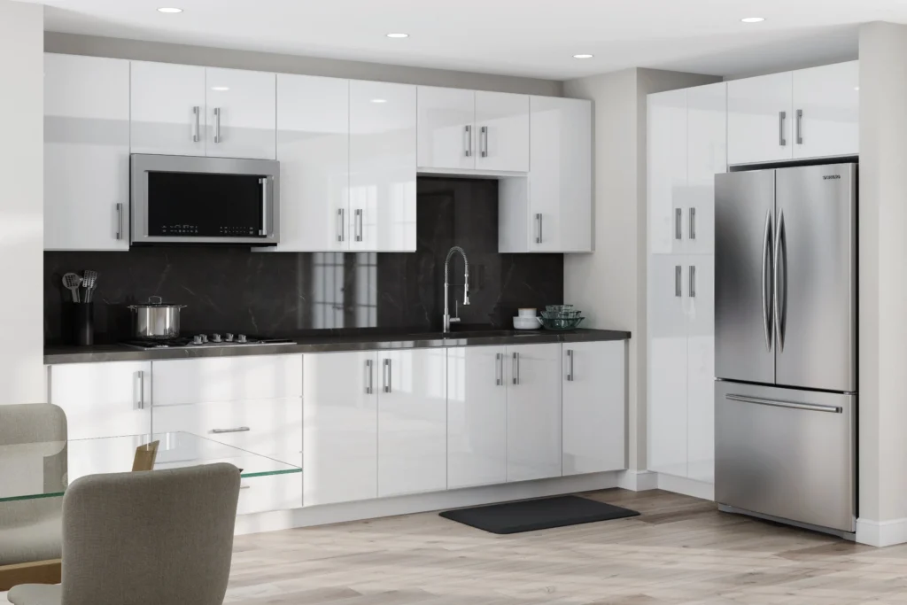 Cabinet price comparison slab shaker high gloss samples