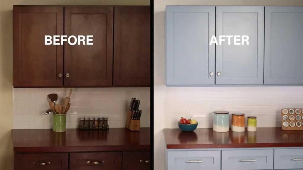 Cabinet refacing vs painted cabinets comparison