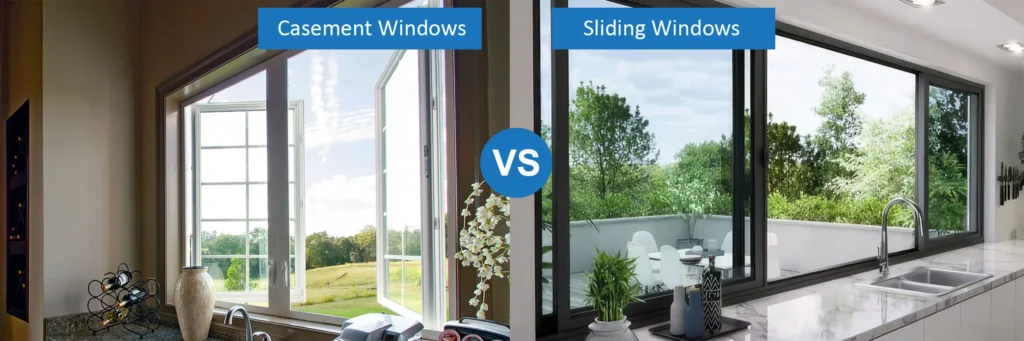 Casement vs slider window open area comparison 48x48