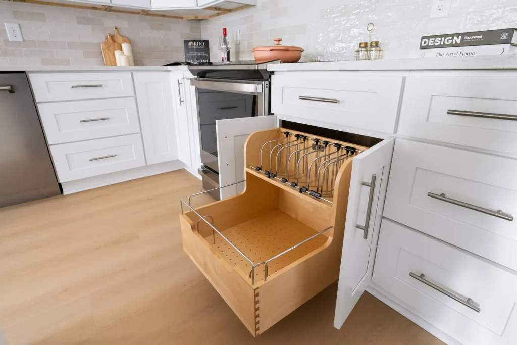 Custom cabinet design flexibility