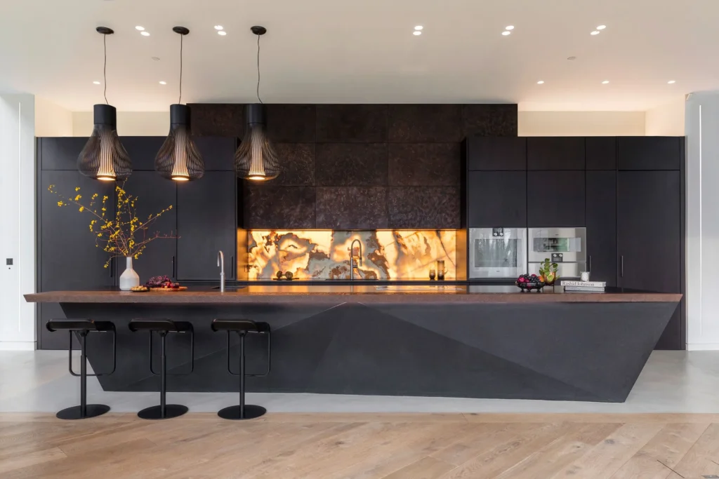 Custom kitchen island design