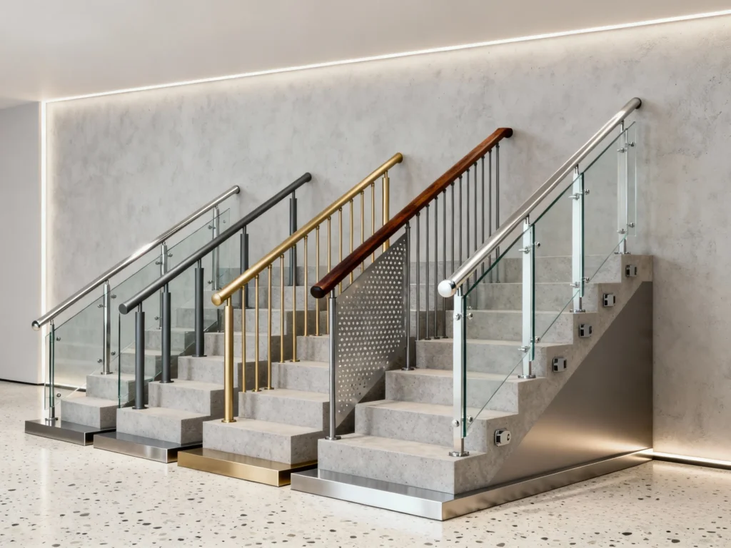 Customizable stair railings