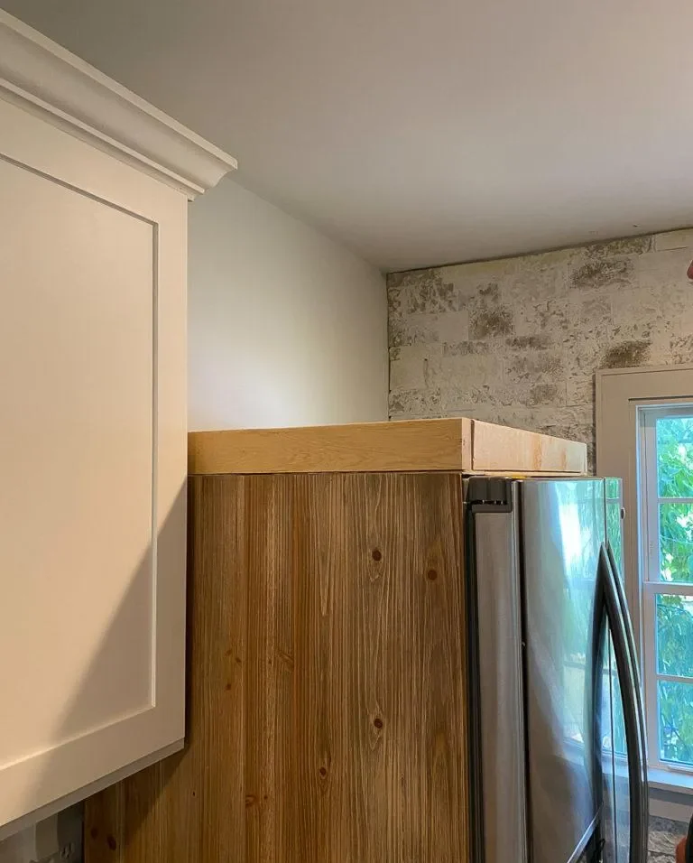 Diy add panels to refrigerator overlay diy