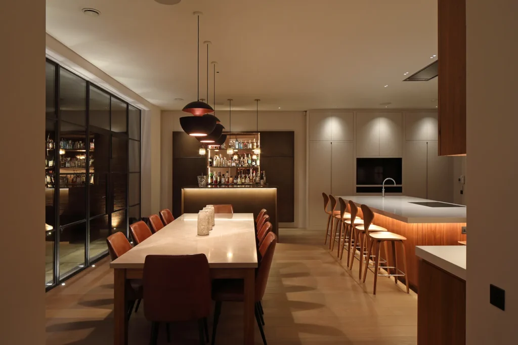 Double island kitchen lighting plan pendants task ambient accent