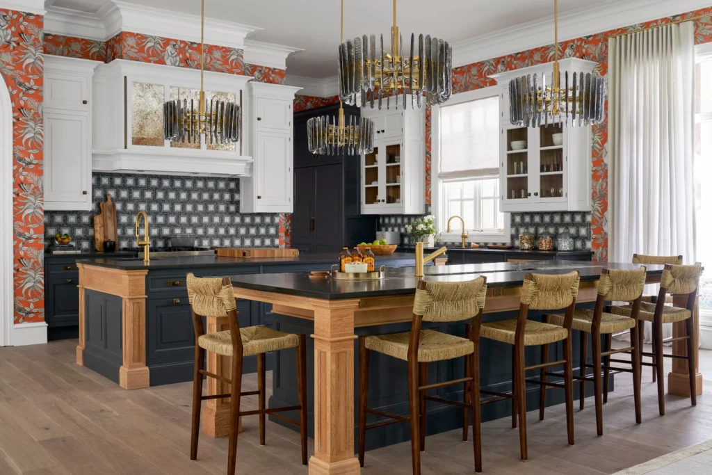 Double kitchen island cost estimate cabinetry counters plumbing electrical lighting