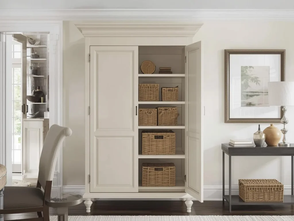 Freestanding pantry cabinet 1