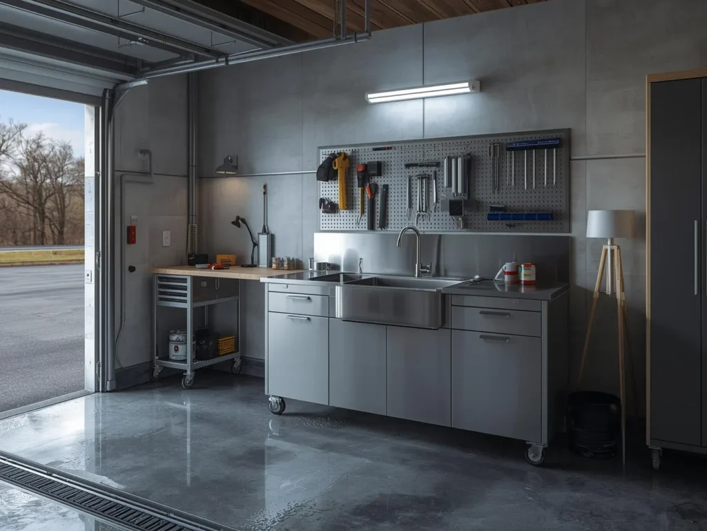 Garage sink cabinet 1