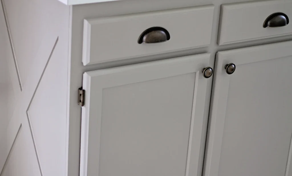 Hardware colors for hickory cabinets black nickel brass