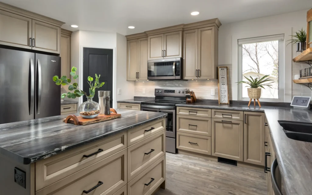 Hardware finishes with white oak cabinets black nickel brass