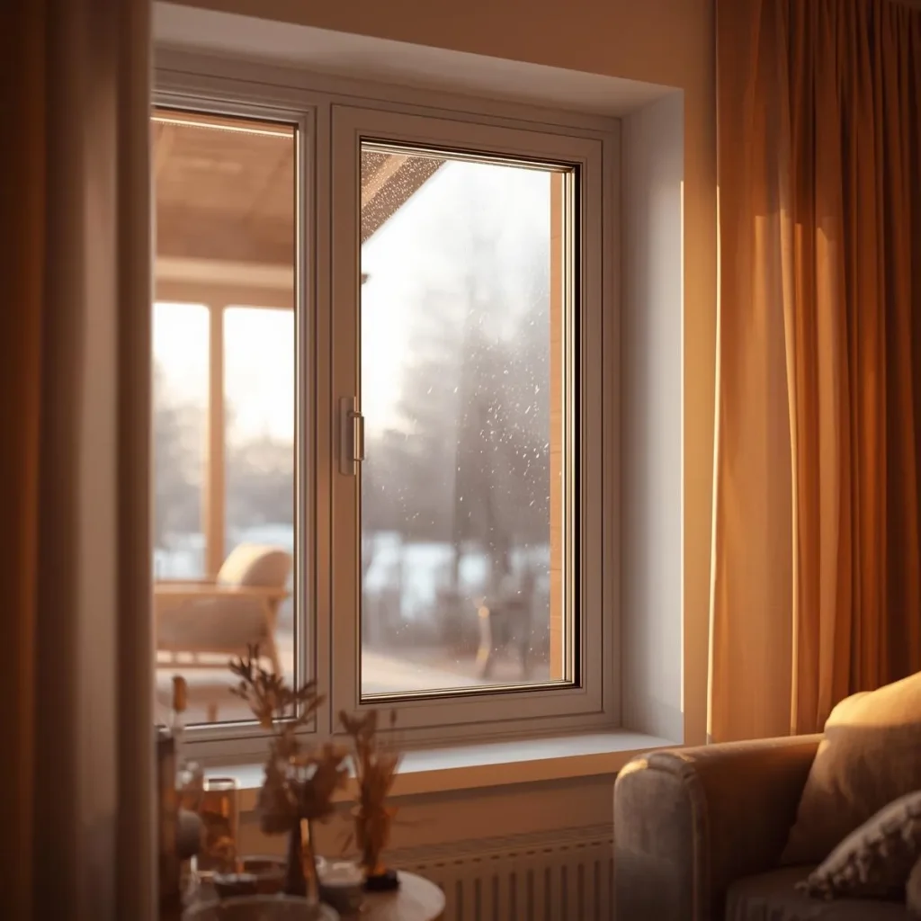 Heat insulating aluminum window