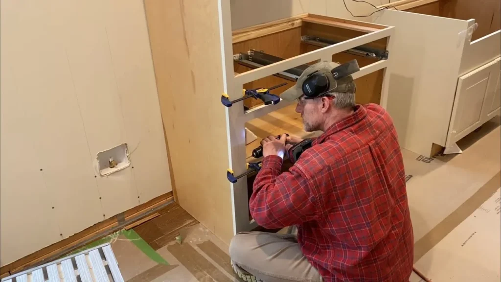 How to install refrigerator panels template clamps