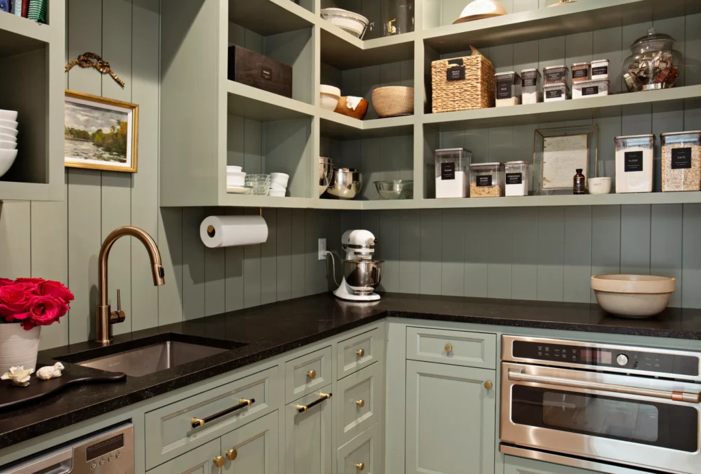 Kitchen cabinet replacement 3d layout deep drawers pantry