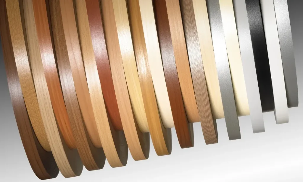 Melamine faced particle board edge banding cabinet