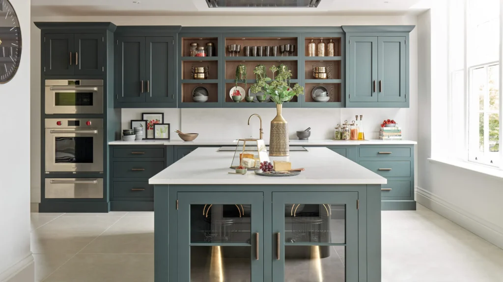 Modern kitchen cabinets plywood mdf melamine