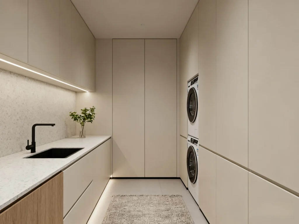 Modern laundry room cabinets 1