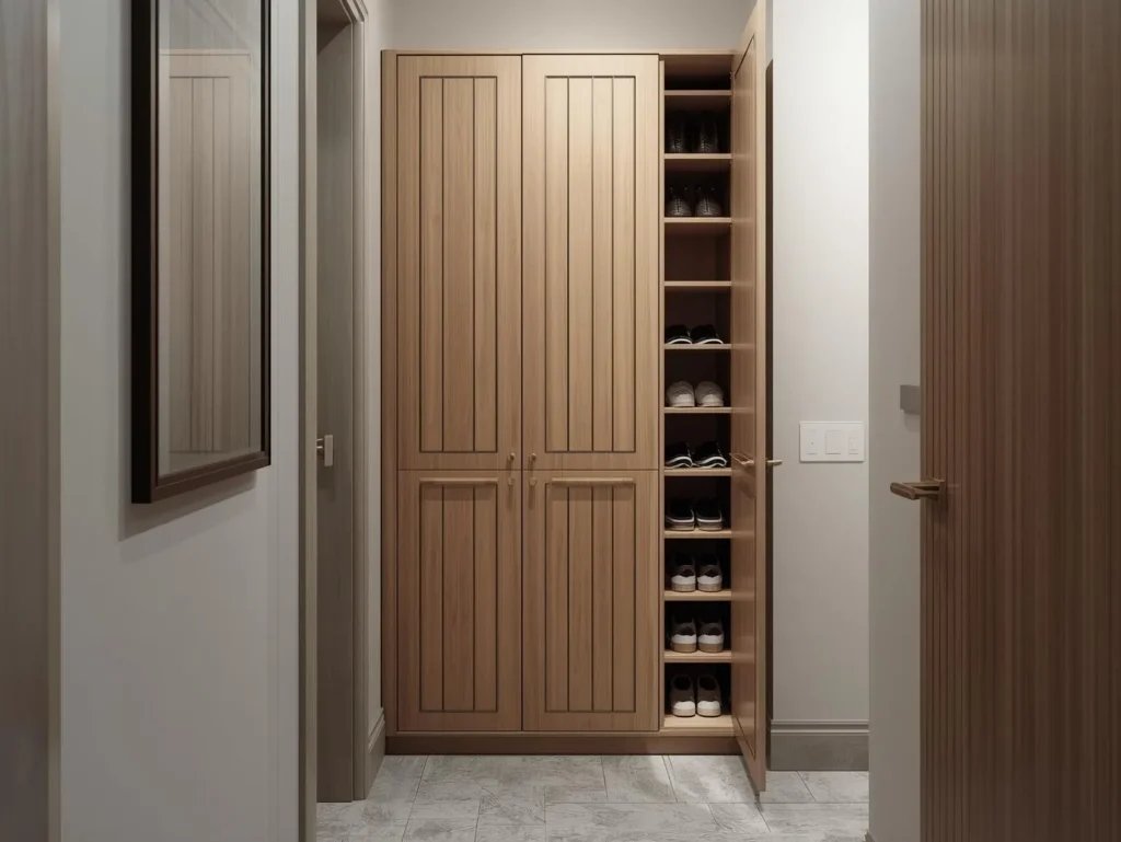 Narrow shoe cabinet 1