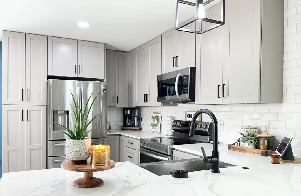 Neutral kitchen modern cabinets resale value