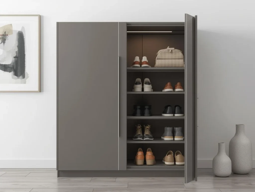 Shoe cabinet with doors 1